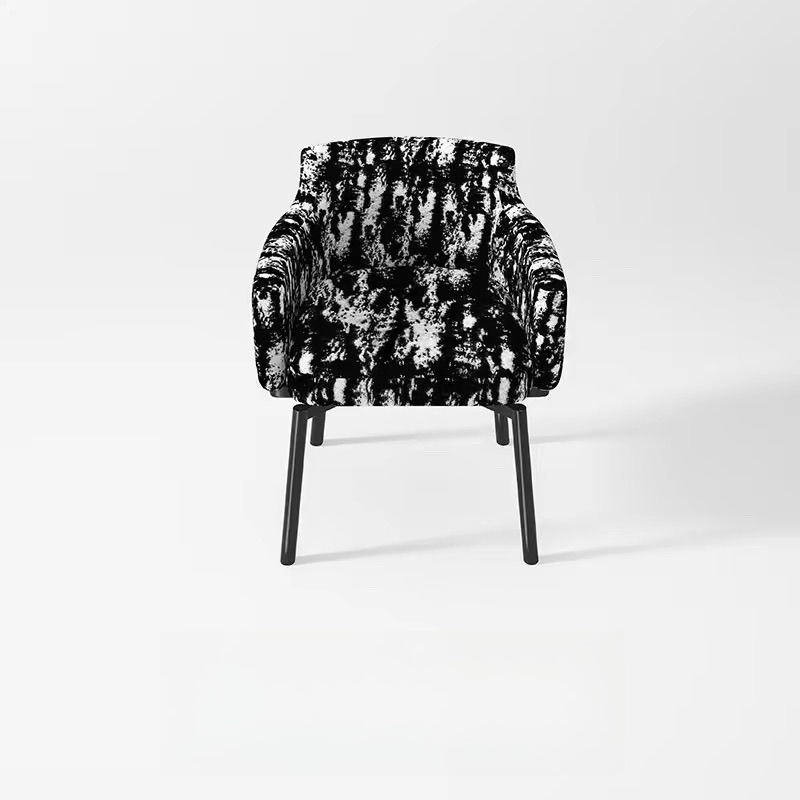 Office Furniture High End - Italian Light Luxury Swivel Dining Chair