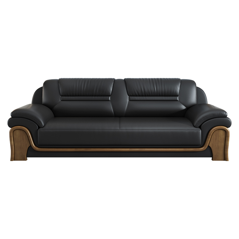 Office Furniture High End - Office Sofa Chinese Solid Wood Reception
