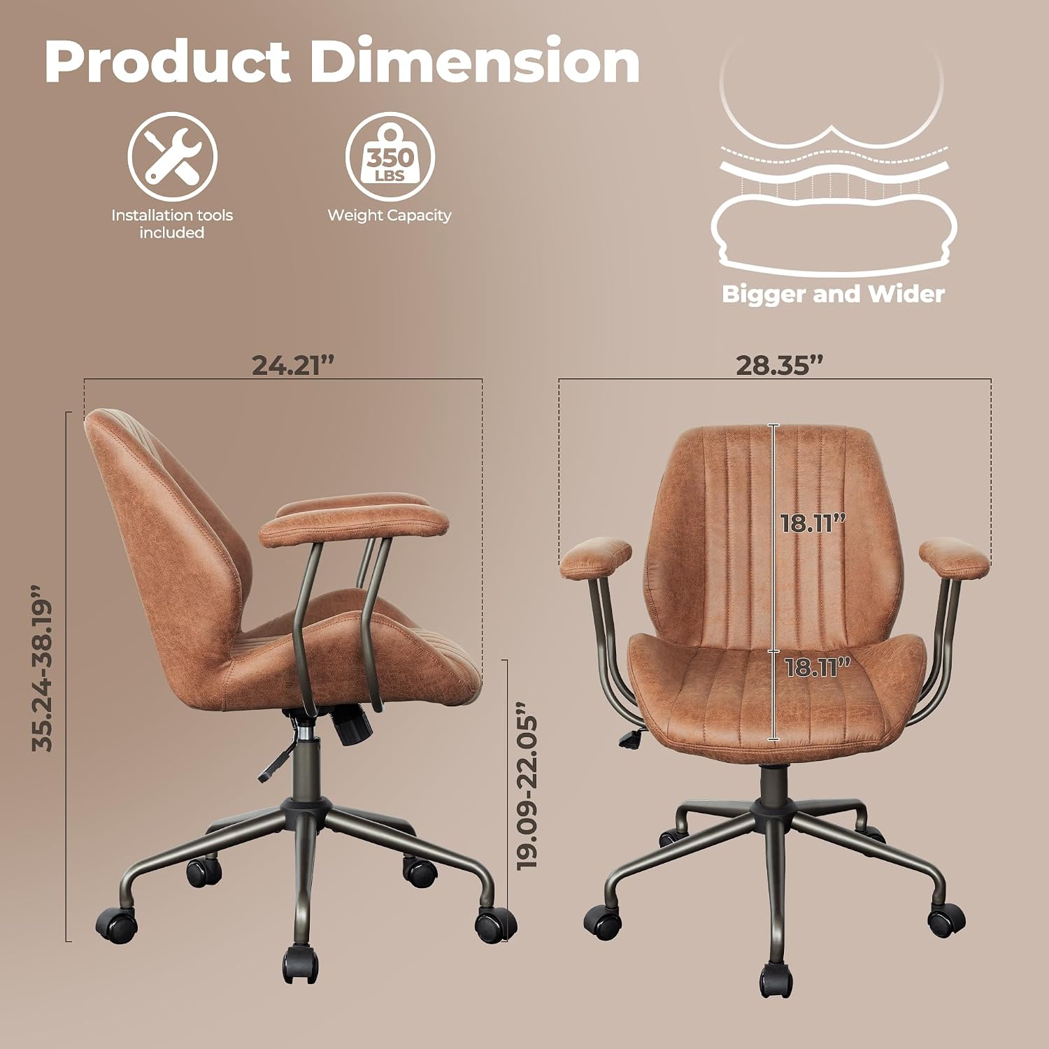 Mid Back Ergonomic Office Chai - đánh giá và giá Task Chair Mid Back