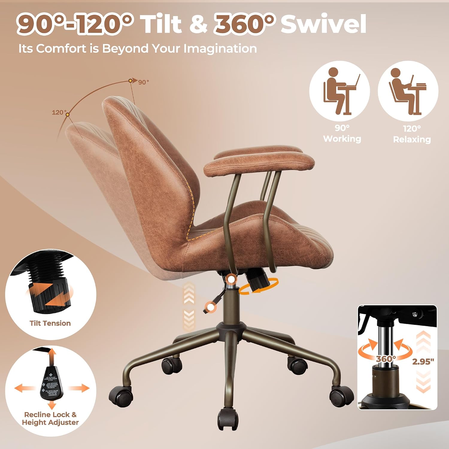 Mid Back Ergonomic Office Chai - đánh giá và giá Task Chair Mid Back