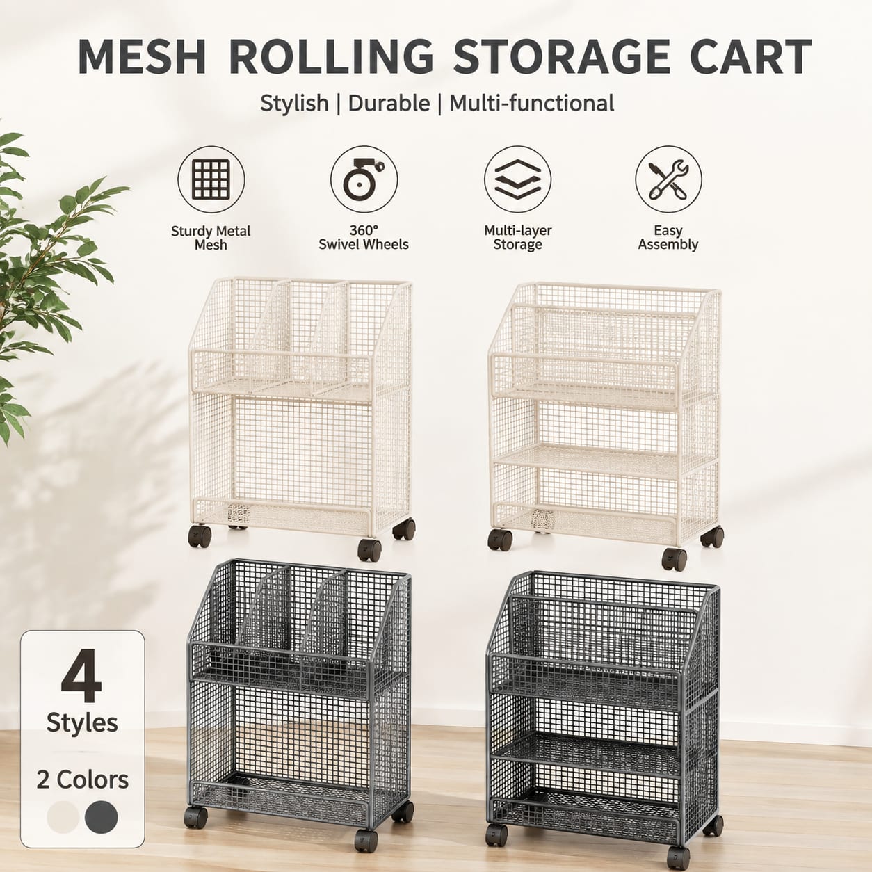 Mobile Rolling Book Cart with  - đánh giá và giá Book Cart Rolling