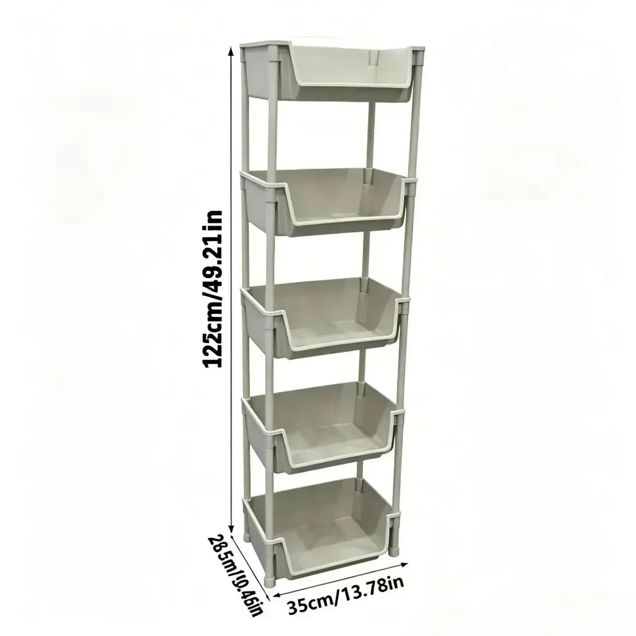 5-Tier Rolling Storage Cart wi - đánh giá và giá Book Cart Rolling