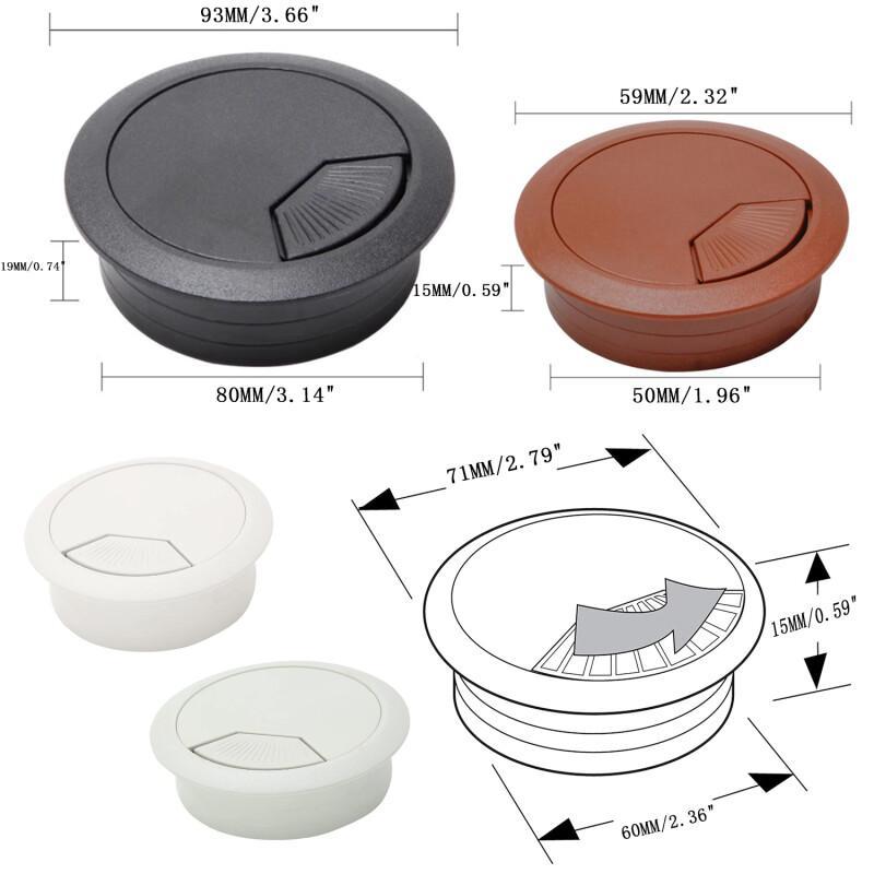 1Pcs Cable Hole Cover Cord Gro - đánh giá và giá Office Furniture Layout