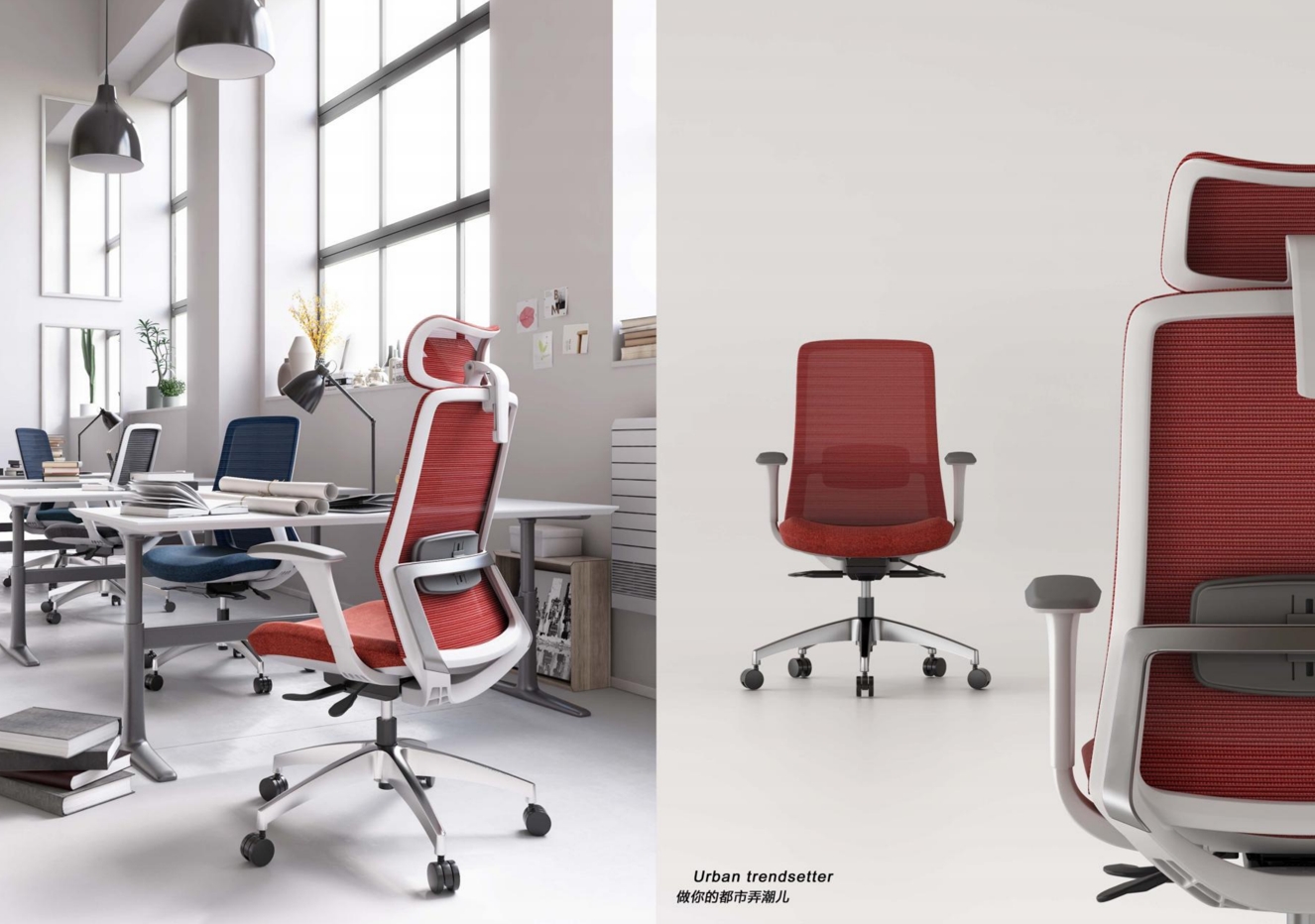 Fabric Mid Back Ergonomic Mesh - đánh giá và giá Task Chair Mid Back