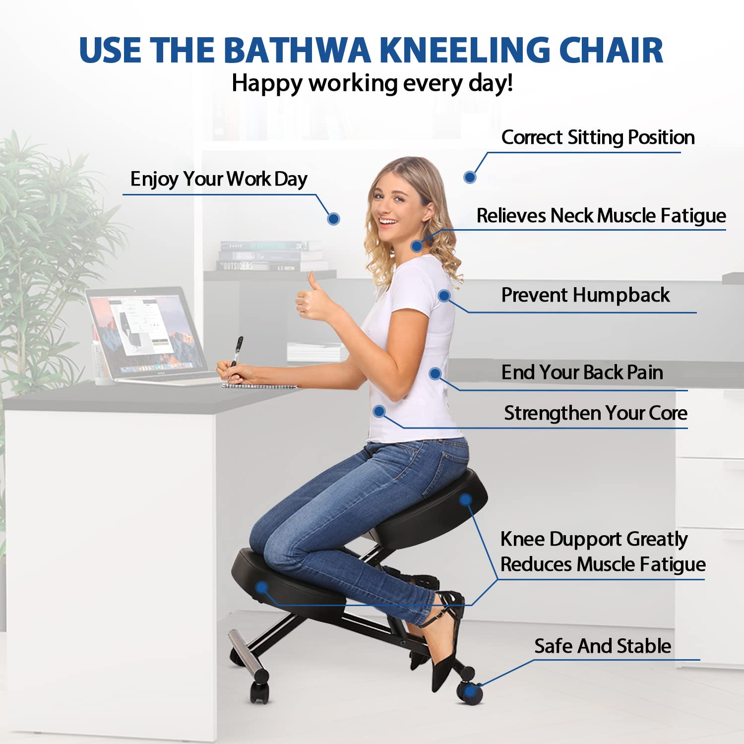 Kneeling Chair Ergonomic for O - đánh giá và giá Office Furniture Ergonomic