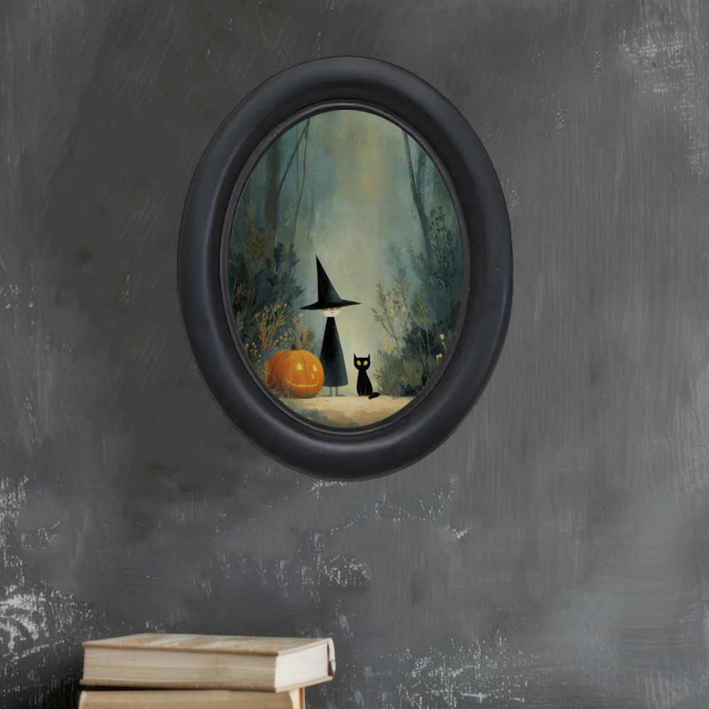 A 3D Vintage Halloween Witch a - đánh giá và giá Office Furniture Layout
