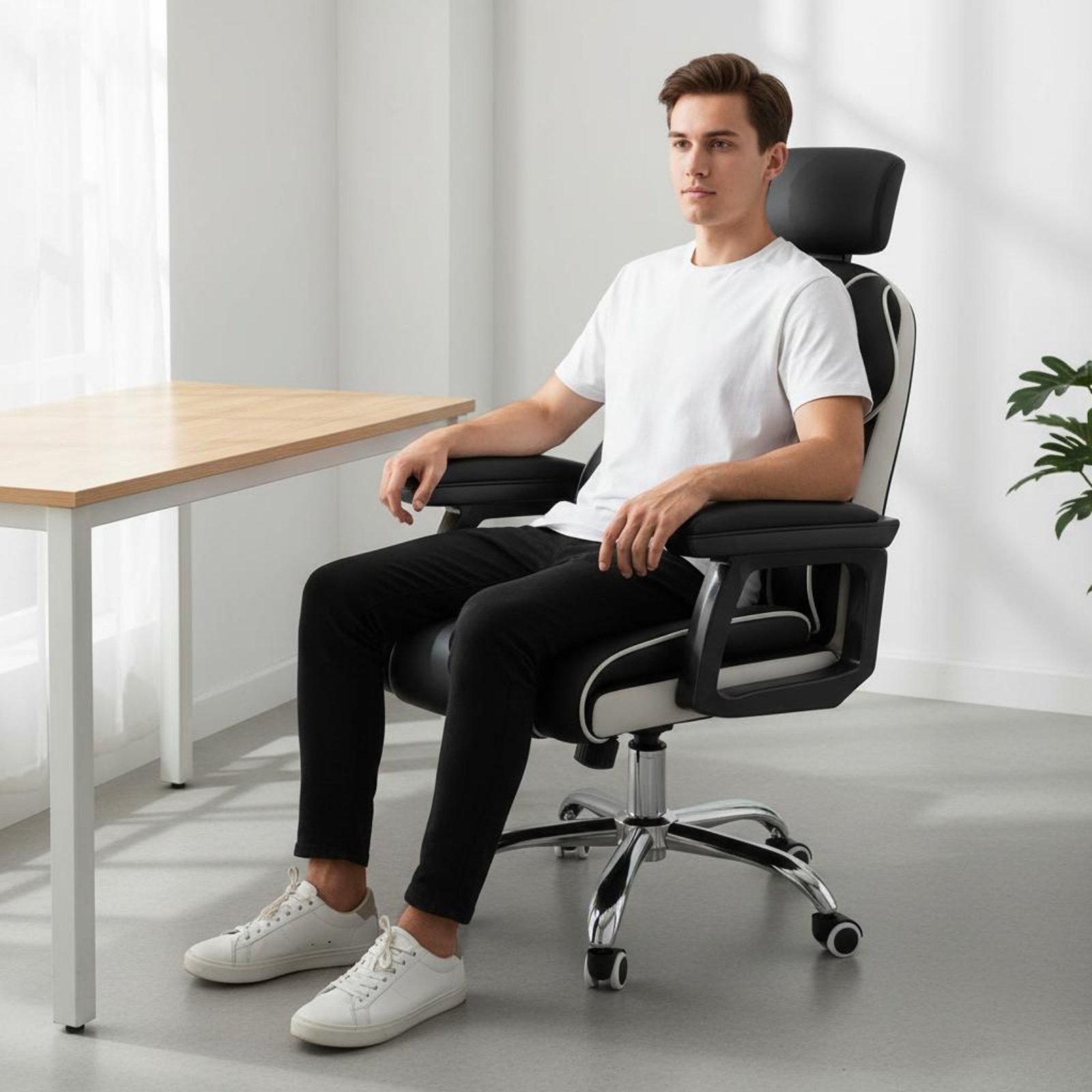Ergonomic Gaming Chair Height  - đánh giá và giá Office Furniture Ergonomic