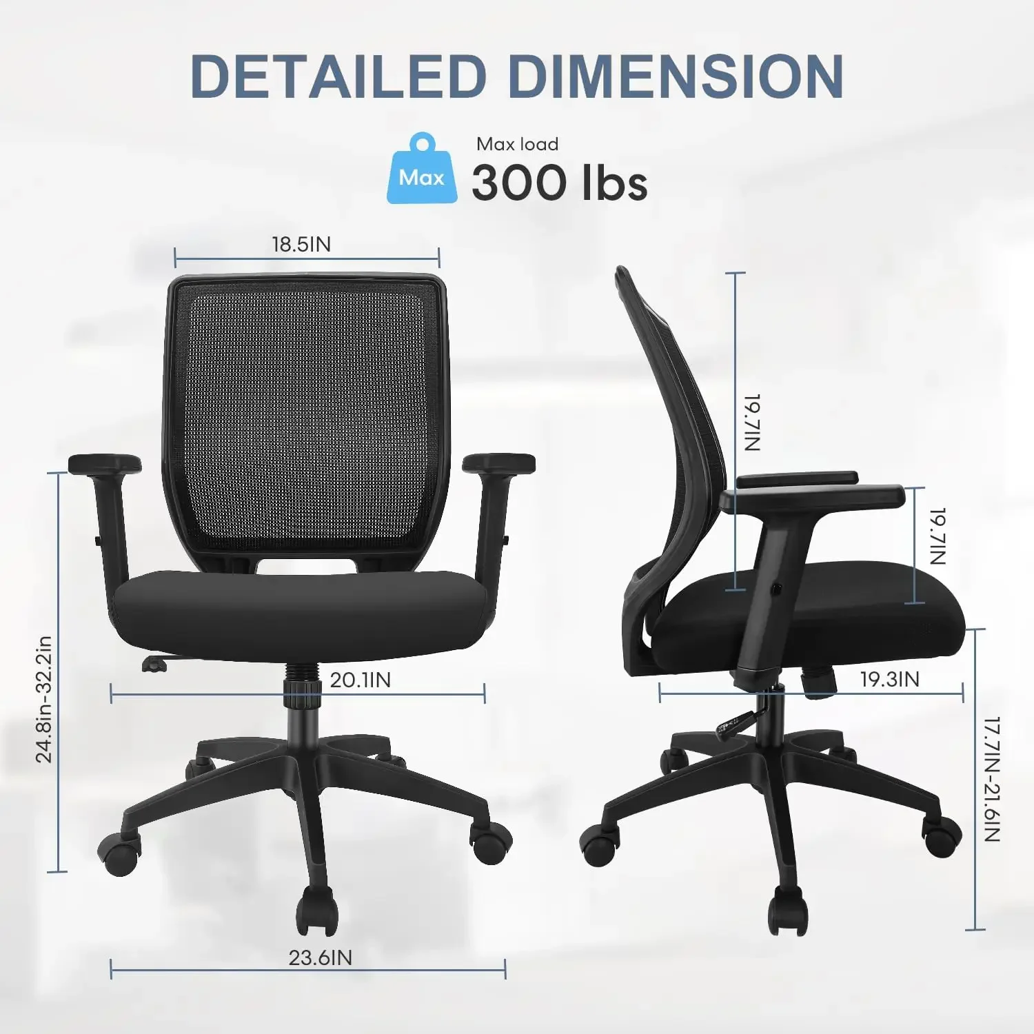 Ergonomic Office Chair Home Me - đánh giá và giá Task Chair Mid Back