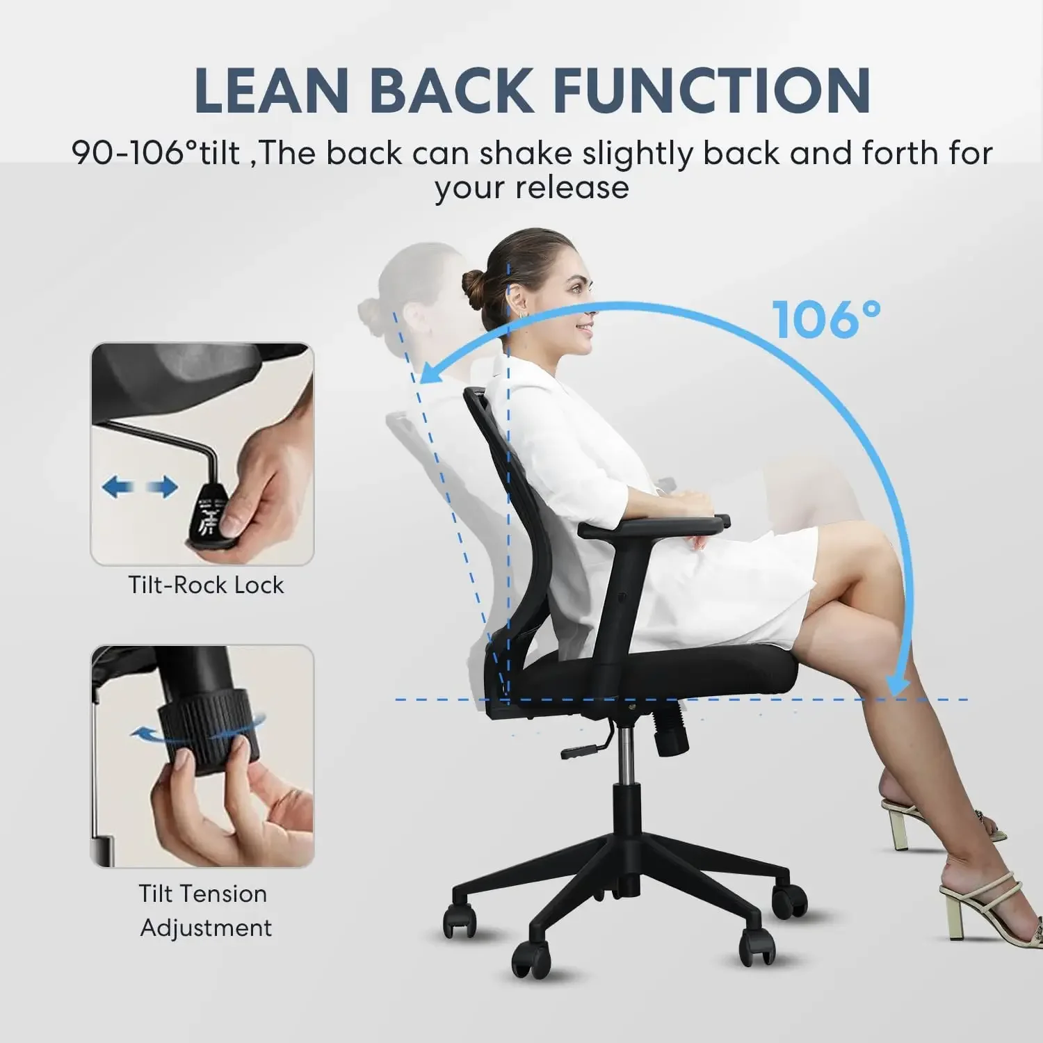 Ergonomic Office Chair Home Me - đánh giá và giá Task Chair Mid Back