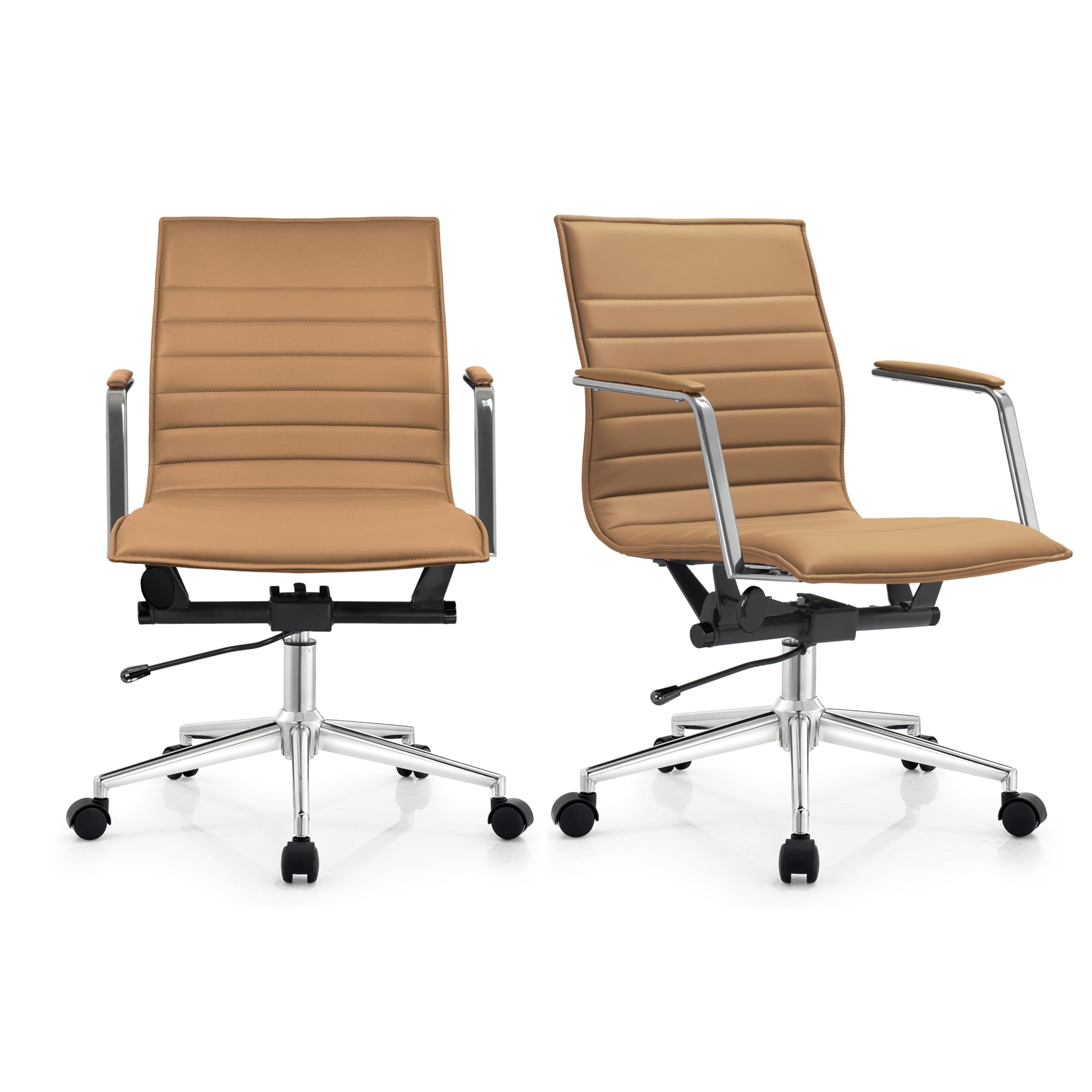 Set of 2 Modern Office Desk Ch - đánh giá và giá Task Chair Mid Back