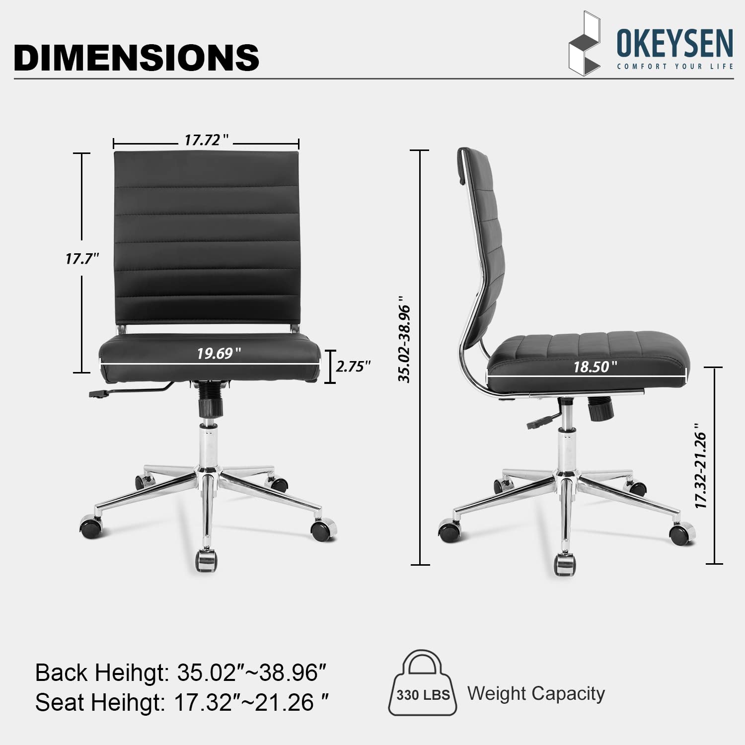 Armless Mid Back Ergonomic Swi - đánh giá và giá Task Chair Mid Back