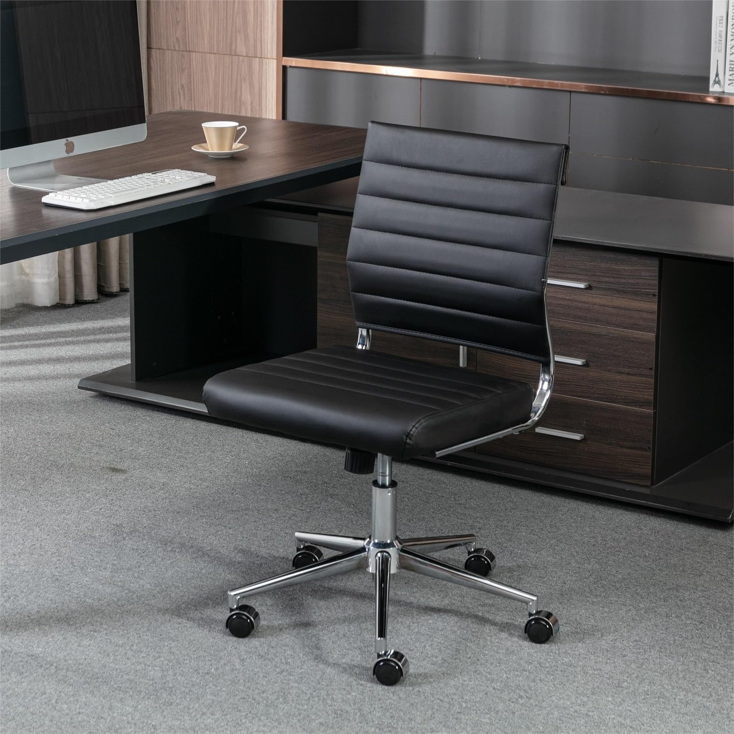 Armless Mid Back Ergonomic Swi - đánh giá và giá Task Chair Mid Back