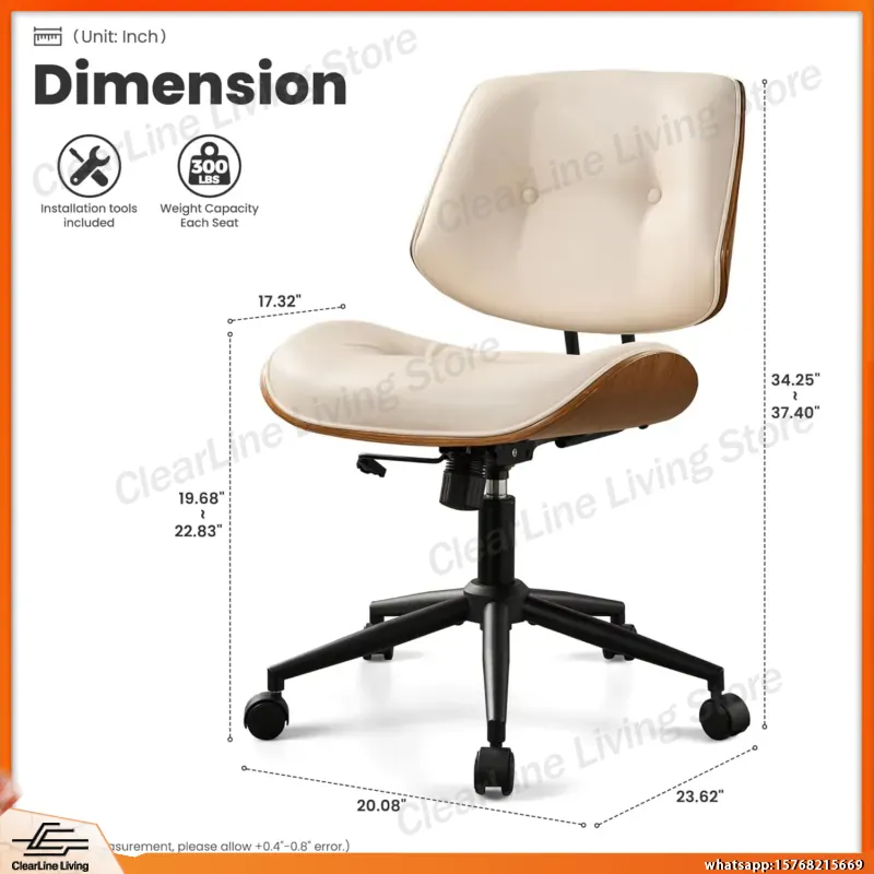 Modern PU Leather Office Chair - đánh giá và giá Task Chair Mid Back